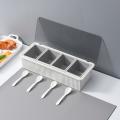 Four-compartment Multi-combination Spice Box Chopsticks Box C