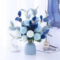 Artificial Flower &vase Fake Hydrangea , for Home Office Party Decor