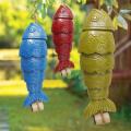 Colored Koi Fish Wind Chime Decor Bell for Fishers Fishing Fans B