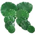 15 Pieces 5 Kinds Artificial Floating Foam Lotus Leaves Lily Pads