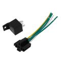 5x 12v Automotive Changeover Relay 40a 5-pin with Socket Holder
