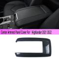 Car Carbon Fiber Center Armrest Panel Cover Console Armrest Box