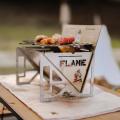 Portable Charcoal Grill Folding Campfire Grill Folding Grate