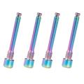For Bicycle Disc Brake Pad Threaded Pin Inserts Screw -dazzle Color
