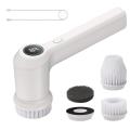 Electric Cleaning Brush, Rechargeable Usb Spin Scrubber with Brush