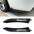 Car Rear Bumper Lip Diffuser Splitter Winglet Apron Spoiler Carbon