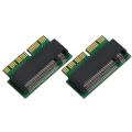2 Pieces M.2 Ngff to Ssd Hard Disk 2013-2017, Notebook Adapter Card