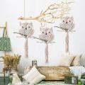 Owls Dream Catchers Cotton Wall Macrame Tassels Tapestry Dreamcatcher