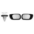 Front Bumper Kidney Sport Grille Grill Replacement for Bmw Black