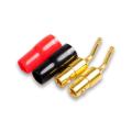 10-pair 2mm Banana Plug Pin Screw Type, Speaker Cable Gold Plated