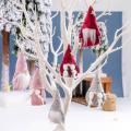 Lovely Hanging Christmas Ornament Faceless Dolls for Home Decor