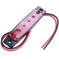 24v 6 Smd Led Car Light Truck Trailer Side Marker Lamp Red Light