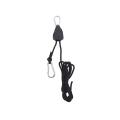 6-pair 1/8 Inch Adjustable Rope Clip Hanger with Reinforced Metal