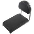 Children's Bike Seat Back Seat Soft Cushion Rear Rack Seat-black