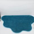 Bathroom Mat Water Absorption Shower Room Carpet Washable Rug (gray)