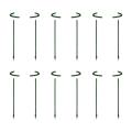 12pieces Plant Support Flower Support Stake Half Round Plant Support