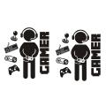 Gamer Decals for Boys Room Creative Game Wall Sticker Wall Decor