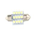 10 X White 12 Smd Led Festoon Interior Dome Bulb Light 31mm