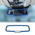 Car Inner Rear View Mirror Cover Abs for Dodge Challenger (blue)
