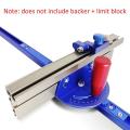 Miter Gauge Table Saw Router with Track Stop Profile Fence Sawing