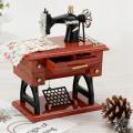 Vintage Music Box Mini for Home Desktop Decor Ornament Gift (large)