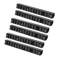 30sets Plastic Cubes Price Display Tags Adjustable Number Label