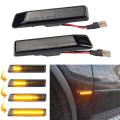 Smoke Lens Dynamic Side Marker Repeater Indicator Light For-bmw X5