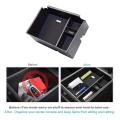 Console Armrest Storage Box Holder for Hyundai Santa Cruz 2022 + Blue
