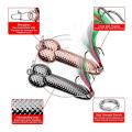 1pcs Fishing Lures Dick Spinner Spoon Pike Vib Wobble(gun Black 21g)