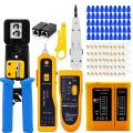 Network Tool Crimping Cutter Wire Stripper Wire Tacker Cable Tester