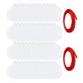 75 Pieces Acrylic Christmas Ornaments Red Ribbon for Decoration Tag