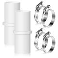 2 Pieces Washing Machine Drain Hose Connectors Washer Extension