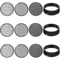 3pack Sifting Pan Outdoor Gold Panning Soil Sifter for Outdoor