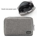 Boona Portable Travel Storage Bag for Laptop Power Adapter Gray