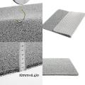 Bath Mat, 24x16inch, Bathtub Mats, Pvc Loofah Shower Stall Mats Gray