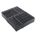 4-pieces Clothes Drawer Organisers Divider - for Bras, Clothes