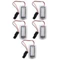 10x White Red Car Led Door Courtesy Light for Lexus Is250 Rx350