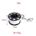 30m Scuba Diving Spool Finger Reel with Double Ended Hook