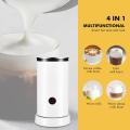 Automatic Milk Frother Electric Warmer for Cappuccino, Black, Eu Plug