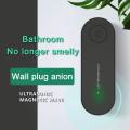 3pcs Plug-in Mini Portable Air Purifier,for Pet Bedroom Black Us Plug