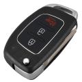 3 Buttons Flip Folding Remote Key Fob Shell Case for Mistra Hyundai