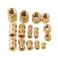 M2 M3 M4 M5 Female Thread Knurled Brass Embedment Nut for 3d Printing