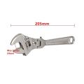 10 Inch Adjustable Ratchet Wrench Folding Handle Dual-purpose Wrench