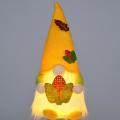 2pcs Fall Lighted Gnomes Plush Decor Elf Dwarf with Led Light Gift