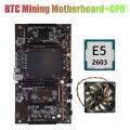 X79 H61 Btc Miner Motherboard with E5 2603 Cpu+cooling Fan Lga 2011