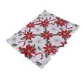 Christmas Embroidered Table Runner,holly for Decorations,15 X 70 Inch