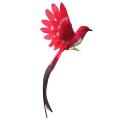 Artificial Bird Feathers Plastic Figurine Landscape Ornament Garden D