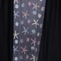 80cmx180cm Modern Shower Curtain Starfish Waterproof Peva Curtain