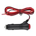 Car Cigarette Lighter Power Socket Plug Connector On Off Switch