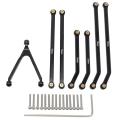 High Clearance Chassis Link Rod Set for Axial Scx24 1/24 Rc Car ,2